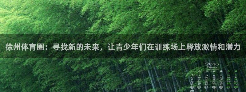 凯发官方正版app集团E.ON：徐州体育圈：寻找新的